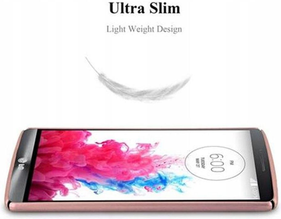 Custodia Rigida Cadorabo Per LG G3 Frosty Rosso: Sottile, Antiurto, Con Bordi Rialzati - 3