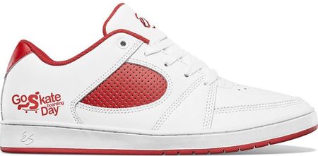 buty ES - Accel Slim X Go Skateboarding White/Red (170) rozmiar: 42