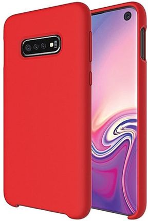 Beline Etui Silicone Samsung S10 G973 Czerwony Red
