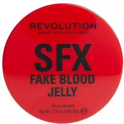 Makeup Revolution Sfx Fake Blood Wielofunkcyjny Kosmetyk Do Makijażu Oczu Ust I Twarzy Z Żelową Konsystencją Odcień Fake Blood 50g