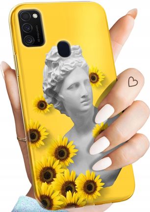 Hello Case Etui Do Samsung Galaxy M21 Żółte Słoneczne