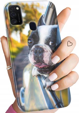Hello Case Etui Do Samsung Galaxy M21 Mops Buldog Guma
