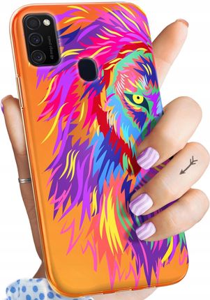 Hello Case Etui Do Samsung Galaxy M21 Neonowe Neon Case