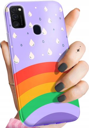 Hello Case Etui Do Samsung Galaxy M21 Tęcza Rainbow