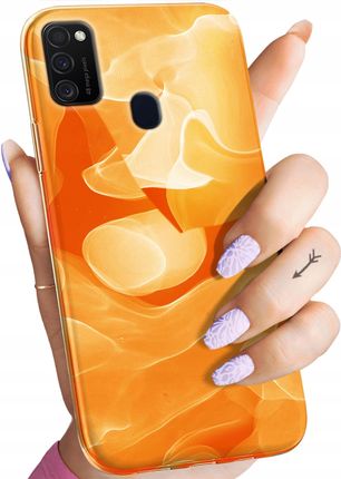 Hello Case Etui Do Samsung Galaxy M21 Pomarańczowe Case