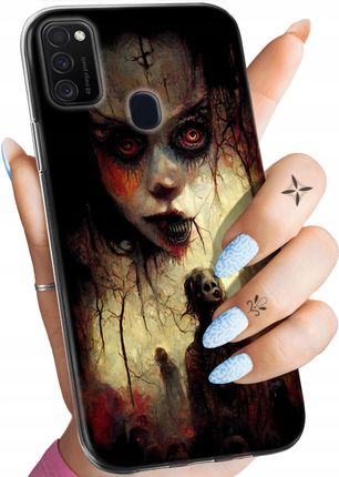 Hello Case Etui Do Samsung Galaxy M21 Halloween Obudowa