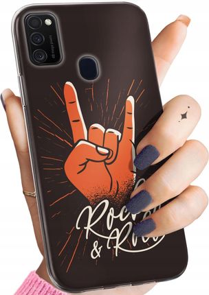 Hello Case Etui Do Samsung Galaxy M21 Rockowe Rock Punk