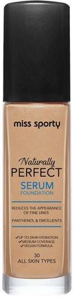Miss Sporty Naturally Perfect Nawilżający Podkład Serum 30 30Ml