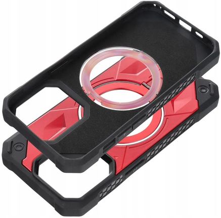 Partner Futerał Armor Mag Cover Kompatybilny Z Magsafe Do Iphone 13 Pro Max Czerwon - zdjęcie 6