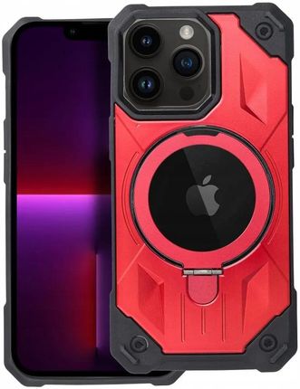 Partner Futerał Armor Mag Cover Kompatybilny Z Magsafe Do Iphone 13 Pro Max Czerwon - zdjęcie 2