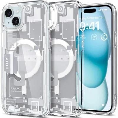 Spigen Etui Ultra Hybrid Mag Magsafe Do Apple Iphone 15 Plus Zero One Biały