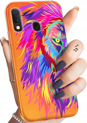 Hello Case Etui Do Samsung Galaxy A20E Neonowe Neon