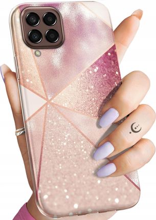 Hello Case Etui Do Samsung Galaxy M33 5G Różowe Złoto