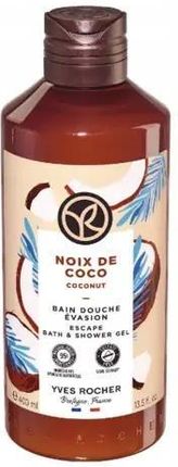 Yves Rocher Bain De Nature Coconut Odżywczy Żel Pod Prysznic 400 ml