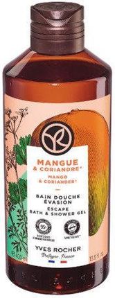 Yves Rocher Bain De Nature Mango & Coriander Odświeżający Żel Pod Prysznic 400 ml