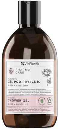 Vis Plantis Pharma Care Naturalny Żel Pod Prysznic Róża + Proteiny 500 ml
