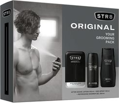 Sarantis Zestaw Str8 Original: Woda Po Goleniu 100ml + Dezodorant 150ml + Żel Pod Prysznic 250ml