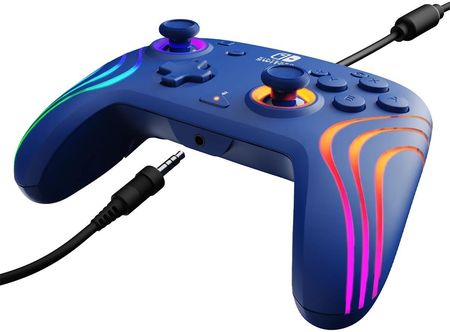 Gamepad PDP Afterglow Wave - Blue Nintendo Switch