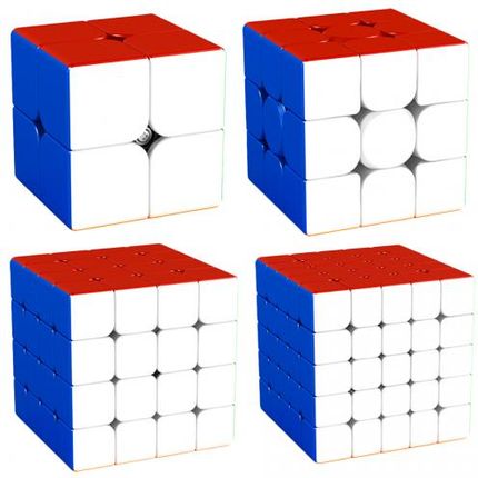 MoYu Zestaw Kostek Rubika 2x2x2 3x3x3 4x4x4 5x5x5