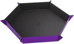 Zdjęcie Gamegenic Magnetic Dice Tray - Hexagonal - Black/Purple - Chodzież