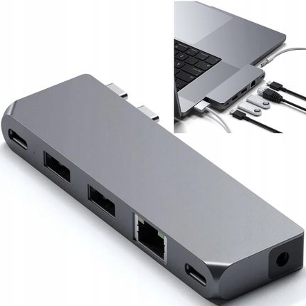 Satechi Type-C Pro Hub Mini do MacBook szary (STUCPHMIM)