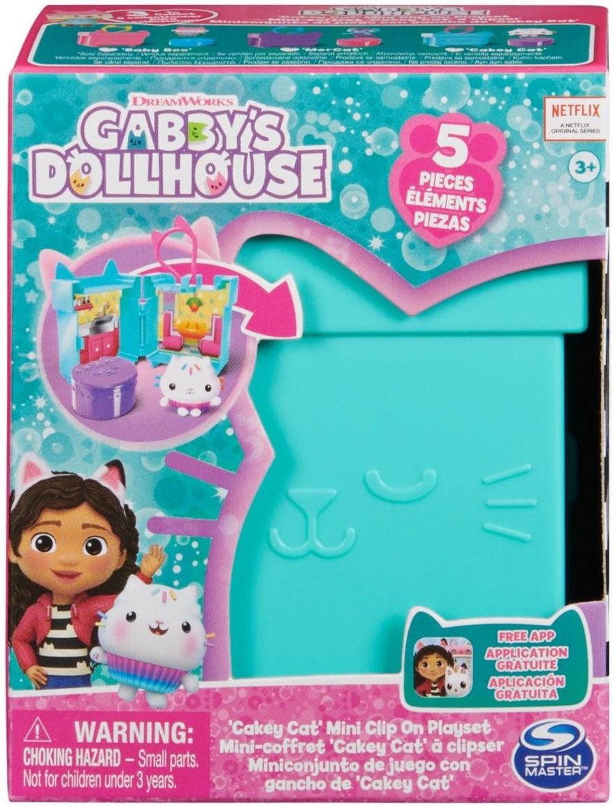 Lalka Spin Master Figurka Koci Domek Gabi Minibox Łakotek Turkusowy ...