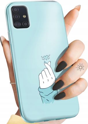 Hello Case Etui Do Samsung Galaxy A51 Niebieskie Guma