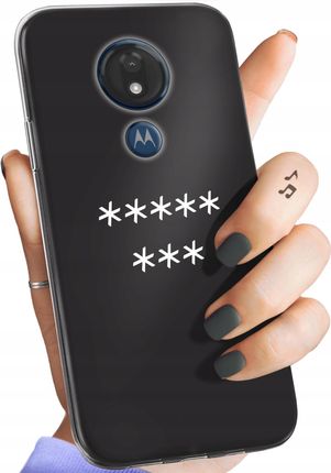 Hello Case Etui Do Motorola Moto G7 Power Z Napisami