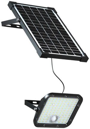 V-Tac Projektor Led Solarny 30W Ip65, Pilot Timer, Lifepo 6.4V 6000Ma Czarny Vt-432 4000K 4800Lm 10310 - zdjęcie 2