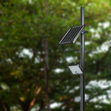 V-Tac Projektor Led Solarny 30W Ip65, Pilot Timer, Lifepo 6.4V 6000Ma Czarny Vt-432 4000K 4800Lm 10310 - zdjęcie 3