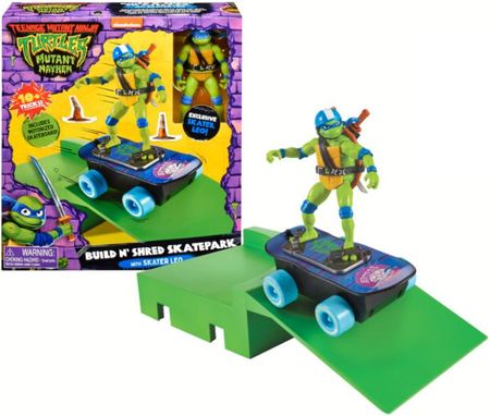 Playmates Wojownicze Żółwie Ninja Zestaw Figurka Leonardo Skatepark 83721