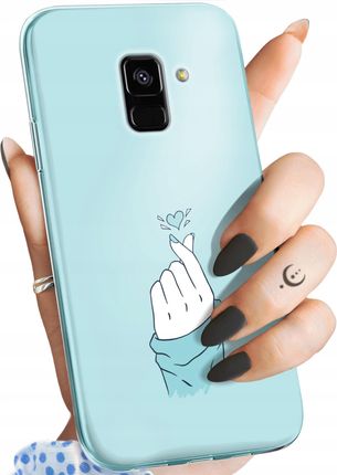 Hello Case Etui Do Samsung Galaxy A5 A8 2018 Niebieskie