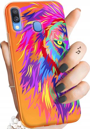 Hello Case Etui Do Samsung Galaxy A40 Neonowe Neon Case