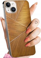 Hello Case Etui Do Iphone 14 Brązowe Drewniane Brown