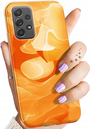 Hello Case Etui Do Samsung Galaxy A52 5G Pomarańczowe