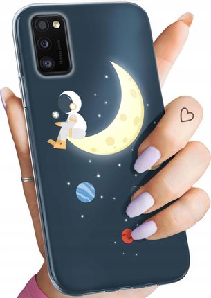Hello Case Etui Do Samsung Galaxy A41 Księżyc Gwiazdy