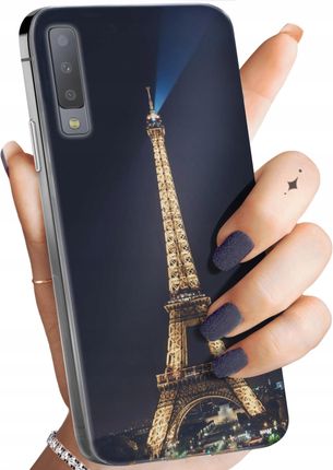 Hello Case Etui Do Samsung Galaxy A7 2018 Paryż Francja