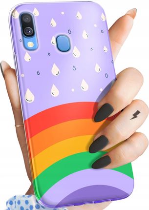 Hello Case Etui Do Samsung Galaxy A40 Tęcza Rainbow