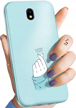 Hello Case Etui Do Samsung Galaxy J7 2017 Niebieskie