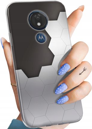 Hello Case Etui Do Motorola Moto G7 Power Szare Grey