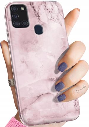 Hello Case Etui Do Samsung Galaxy A21S Różowe Obudowa