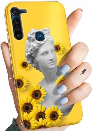 Hello Case Etui Do Motorola Moto G8 Power Żółte Yellow