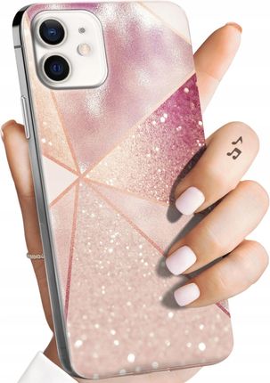 Hello Case Etui Do Iphone 12 Mini Różowe Złoto Guma