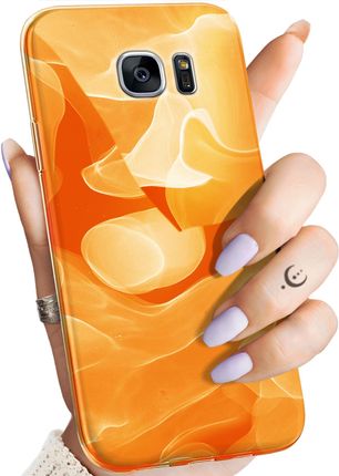 Hello Case Etui Do Samsung Galaxy S7 Edge Pomarańczowe