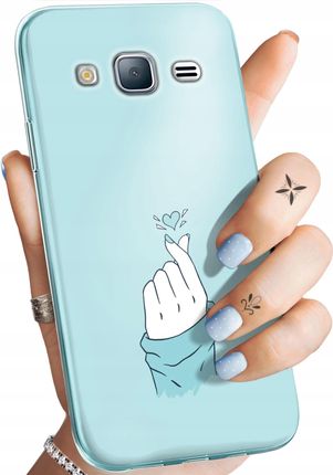 Hello Case Etui Do Samsung Galaxy J3 2016 Niebieskie