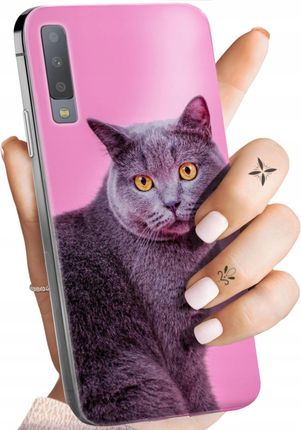 Hello Case Etui Do Samsung Galaxy A7 2018 Koty Kotki