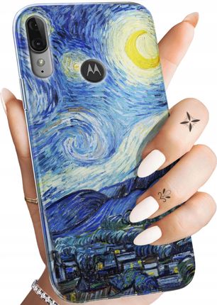 Hello Case Etui Do Motorola Moto E6 Plus Van Gogh Guma