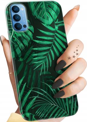 Hello Case Etui Do Oppo Reno 4 Liście Obudowa Pokrowiec