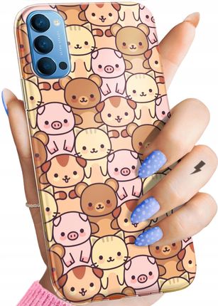 Hello Case Etui Do Oppo Reno 4 Zwierzęta Obudowa Case