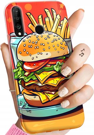 Hello Case Etui Do Huawei P30 Lite Hamburger Burgery